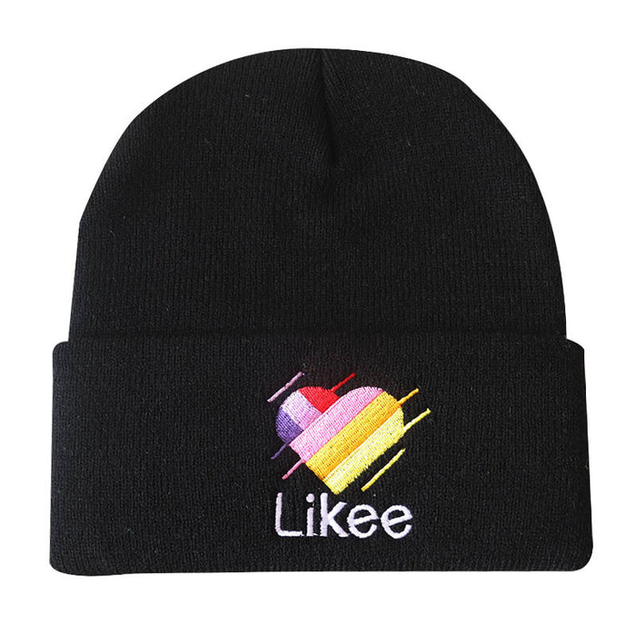 Wholesale Alphabet Embroidery Acrylic Knitted Beanie Hat JDC-FH-LvH020