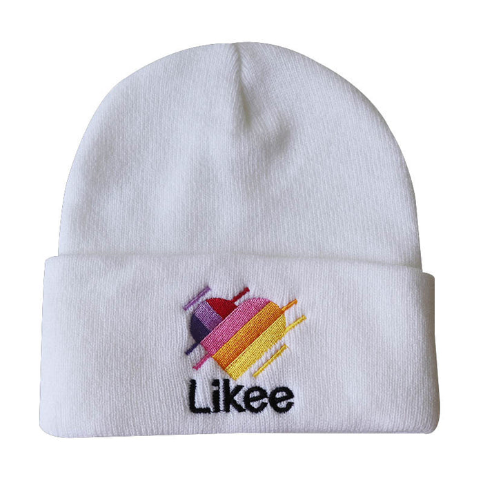 Wholesale Alphabet Embroidery Acrylic Knitted Beanie Hat JDC-FH-LvH020