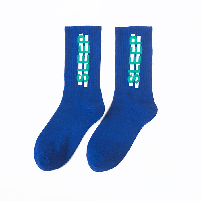 Wholesale Personalized Creative Alphabet Skateboarding Socks Sports Socks