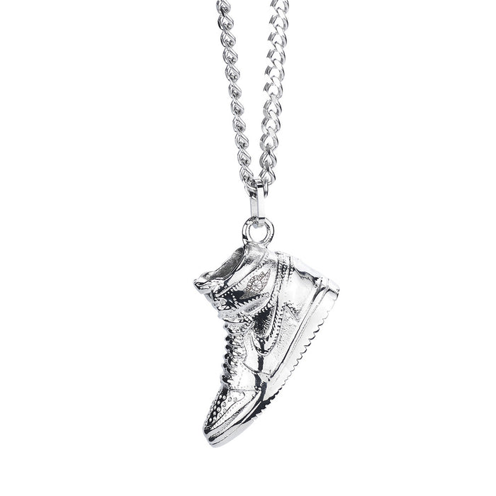 Wholesale  2pcs Titanium Steel Shoe Pendant Necklace JDC-NE-LangDi009