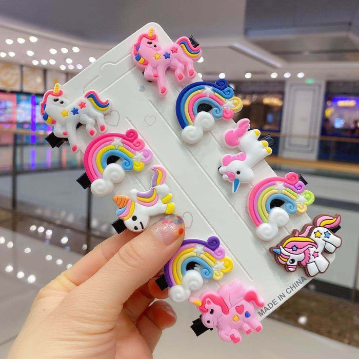 Wholesale Baby Girls Do Not Hurt The Hair Soft Candy Small Hairpin Hair Accessories Princess Children Cute Bangs Clip JDC-HC-MY011