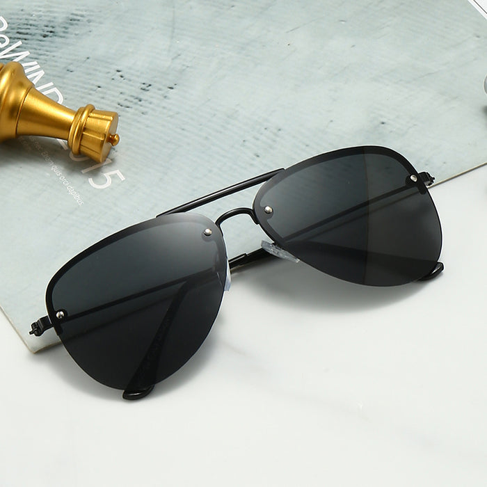 Wholesale New Fashion Sunglasses Metal Sunshade Fishing Sunglasses