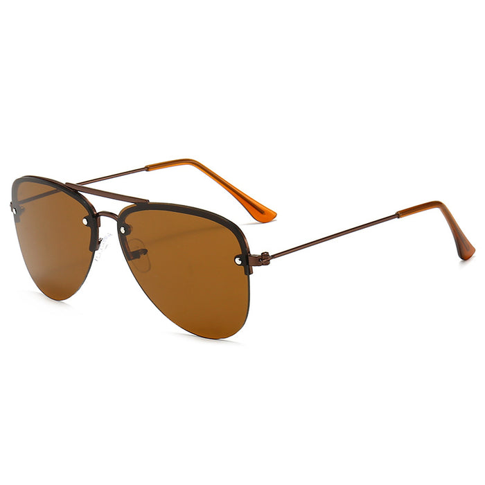 Wholesale New Fashion Sunglasses Metal Sunshade Fishing Sunglasses