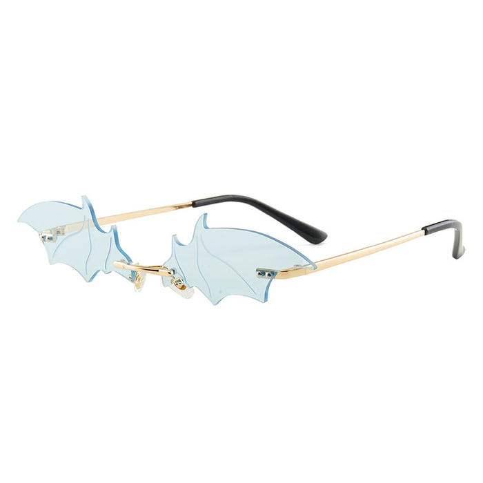 Wholesale Bat sunglasses exaggerated styling sunglasses without sunglasses