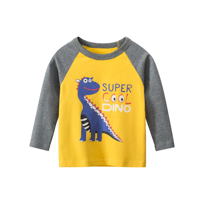 Wholesale Children's Clothing Boys' Base Shirts Children's Long Sleeved T-shirts JDC-CTS-SXZB004