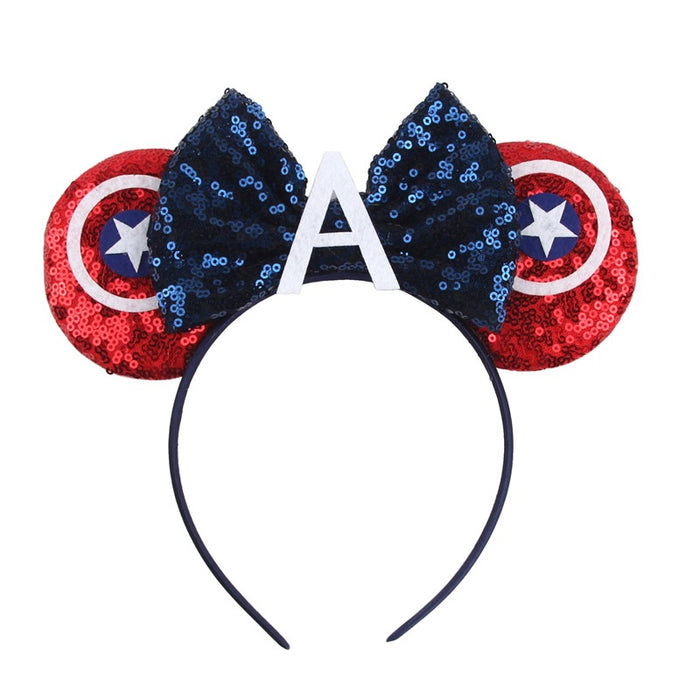 Wholesale Independence Day Sequin Bow Fabric Headband JDC-HD-ZheZ005