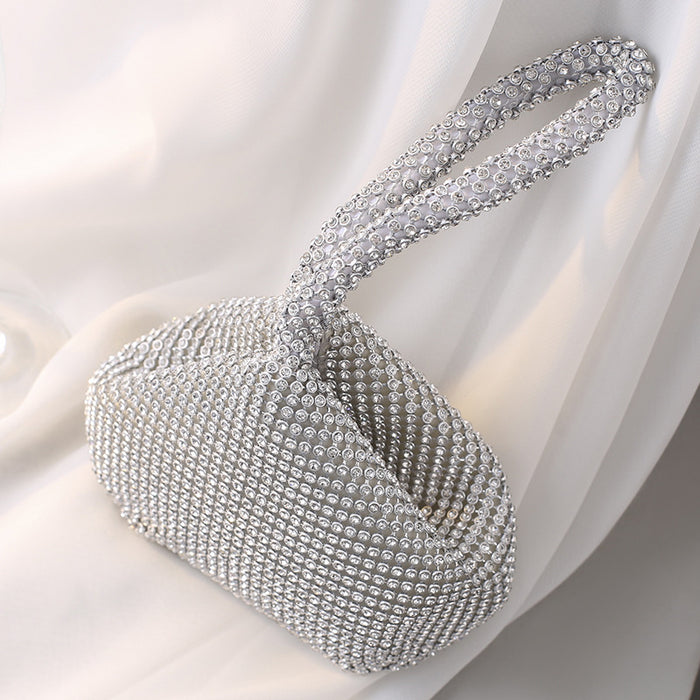 Wholesale Handmade Rhinestone Evening Bag, Hand-held Banquet Bag JDC-HB-MM005