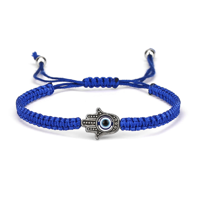 Wholesale  Blue Eye Evil Eye Red String Bracelet Versatile  Geometric Elements