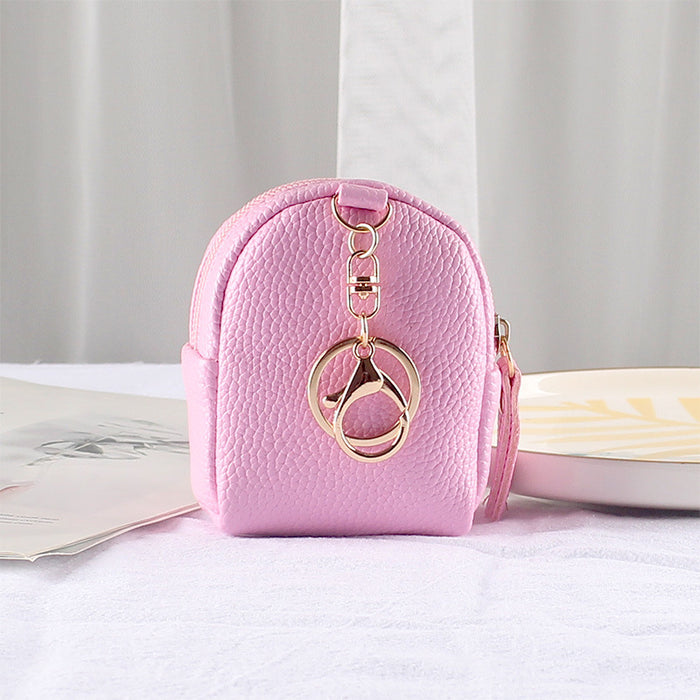 Wholesale Mini Coin Purse Women's Handheld Cute Double Zipper Multi-layer Card Holder Integrated Compact Wallet For Girls