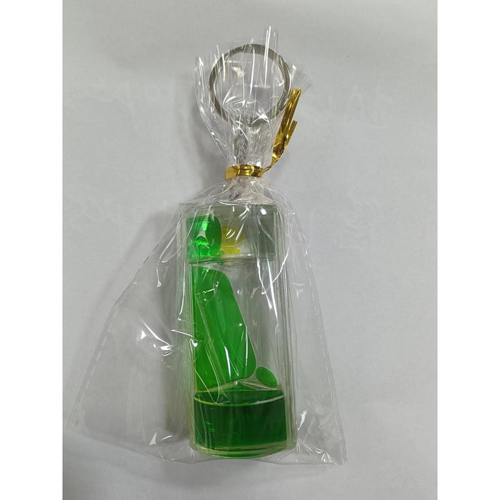 Wholesale Acrylic Creative Decompression Two-color Liquid Oil Leakage Keychain JDC-KC-JunQ001