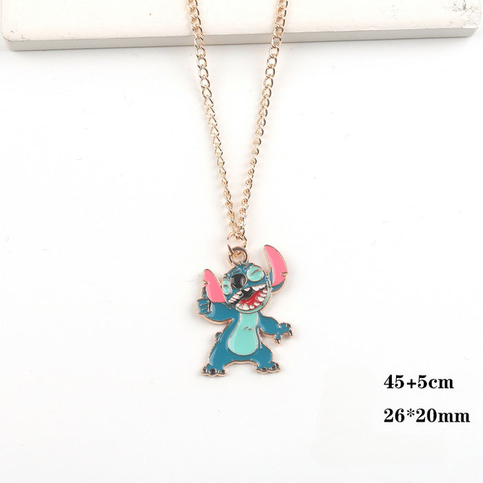 Wholesale Cartoon Alloy Pendant Necklace JDC-NE-FuYu014