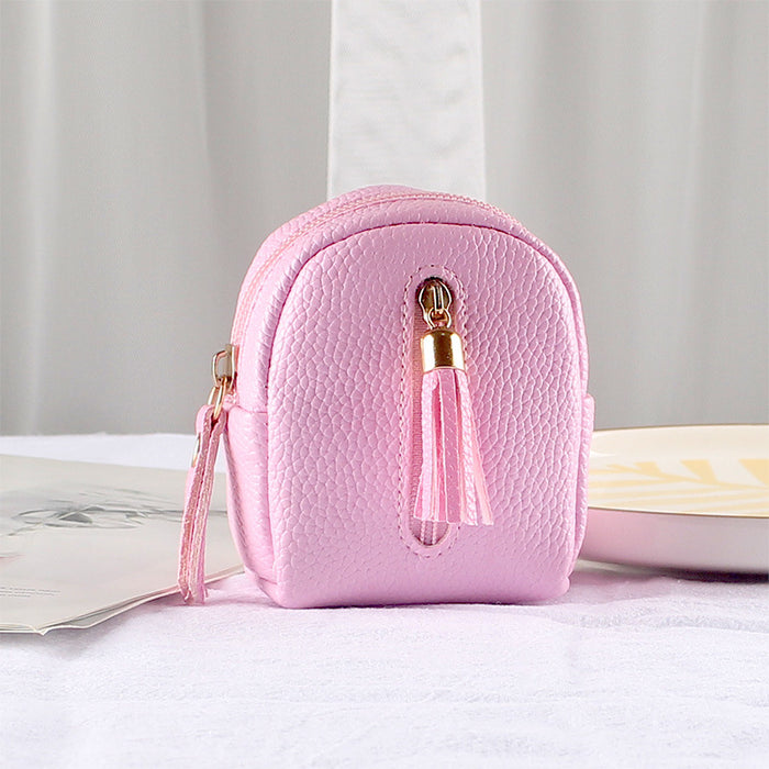 Wholesale Mini Coin Purse Women's Handheld Cute Double Zipper Multi-layer Card Holder Integrated Compact Wallet For Girls