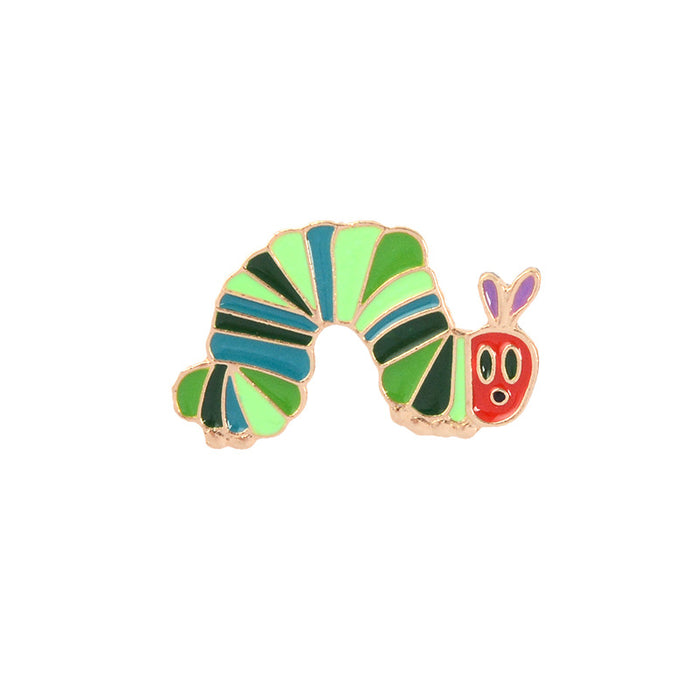 Wholesale Creative Cartoon Accessories Brooch Caterpillar Strawberry Accessories Brooch JDC-BC-BL003