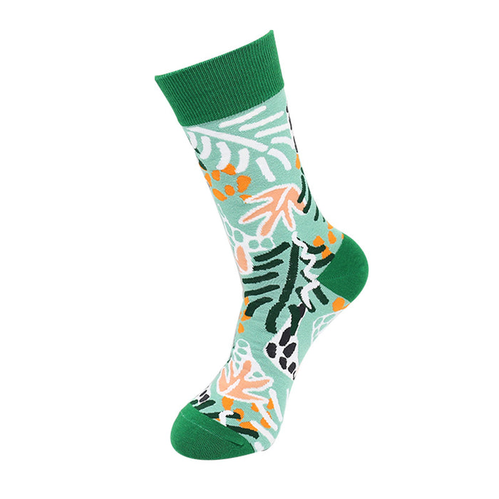 Wholesale Socks, Long Socks, Skateboarding Cartoon Pattern, Medium Tube Trendy Socks