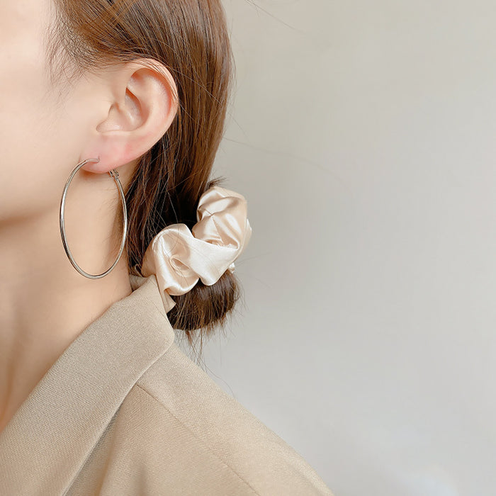 Wholesale Exaggerated large circle earrings, simple earrings, personalized, trendy and fashionable earrings