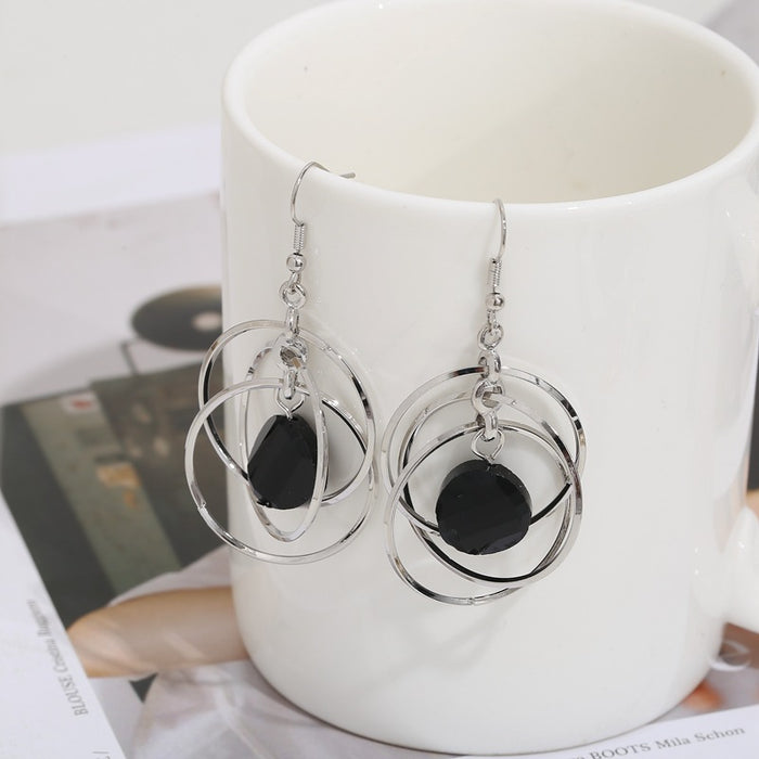 Wholesale Fashionable ear clip without ear hole, screw earrings, silver ear hook design sense