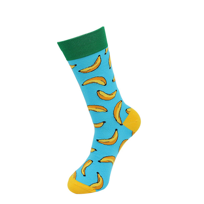 Wholesale Large socks, trendy socks, cotton socks, jacquard cartoon high tube socks, long socks