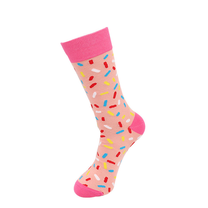 Wholesale Large socks, trendy socks, cotton socks, jacquard cartoon high tube socks, long socks