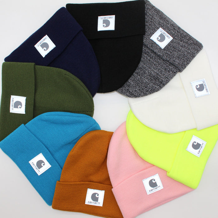 Wholesale Solid Color Reflective Knitted Wool Pullover Hat JDC-FH-QingCL019