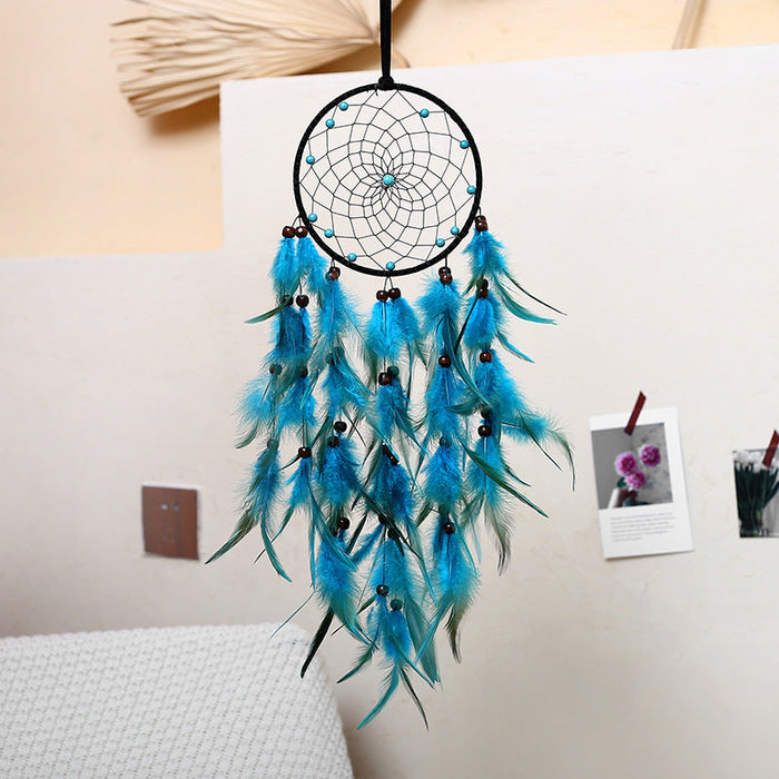 Wholesale feather tassels dream net  JDC-DC-MYu001
