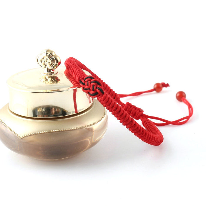 Wholesale Red String Bracelet Handmade Adjustable Double Coin Knot Couples Heart Knot Bracelet