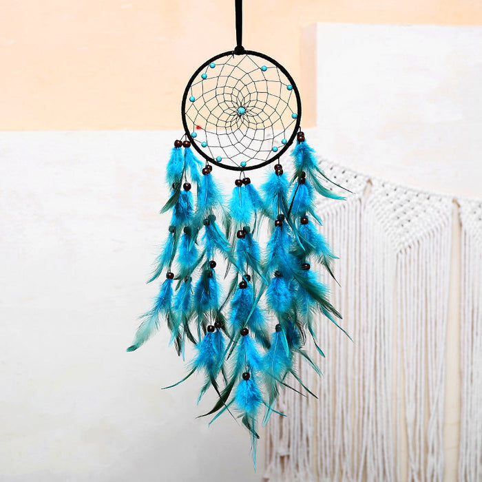 Wholesale feather tassels dream net  JDC-DC-MYu001