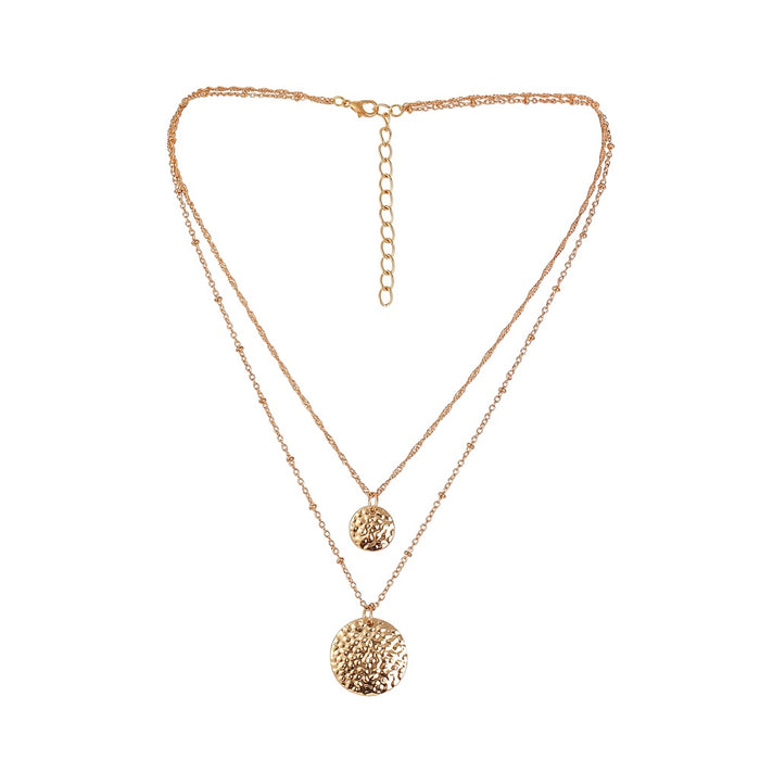 Wholesale Jewelry Fashion Pendant Simple and Versatile Creative Double layer Necklace