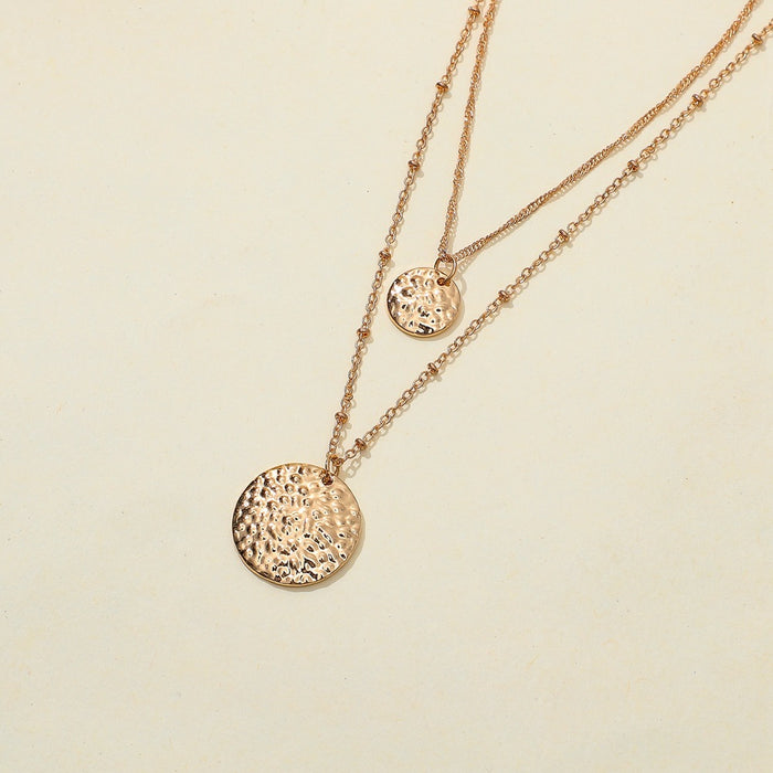 Wholesale Jewelry Fashion Pendant Simple and Versatile Creative Double layer Necklace