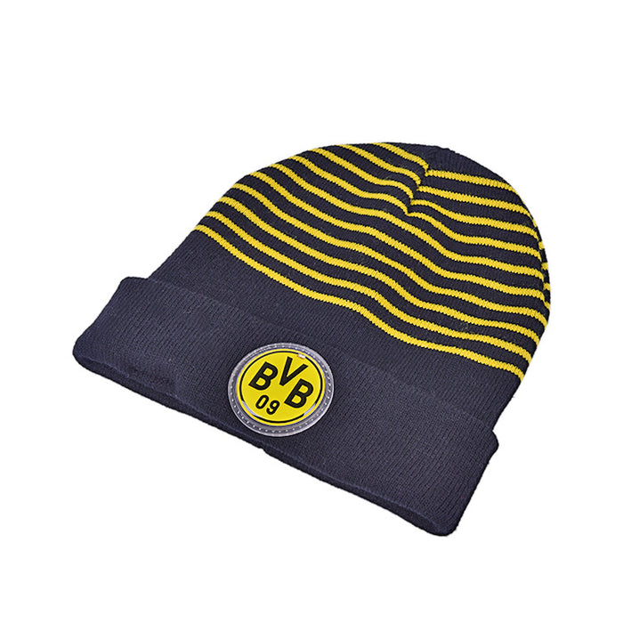 Wholesale  Woolen Hat Embroidered Logo Knitted Hat Fan Gift Cuffed Woolen Hat