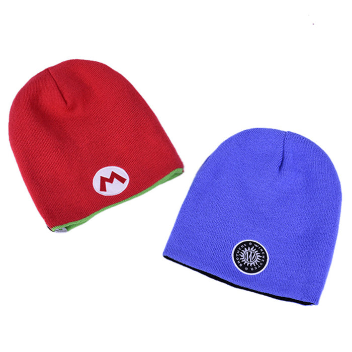 Wholesale  Woolen Hat Embroidered Logo Knitted Hat Fan Gift Cuffed Woolen Hat