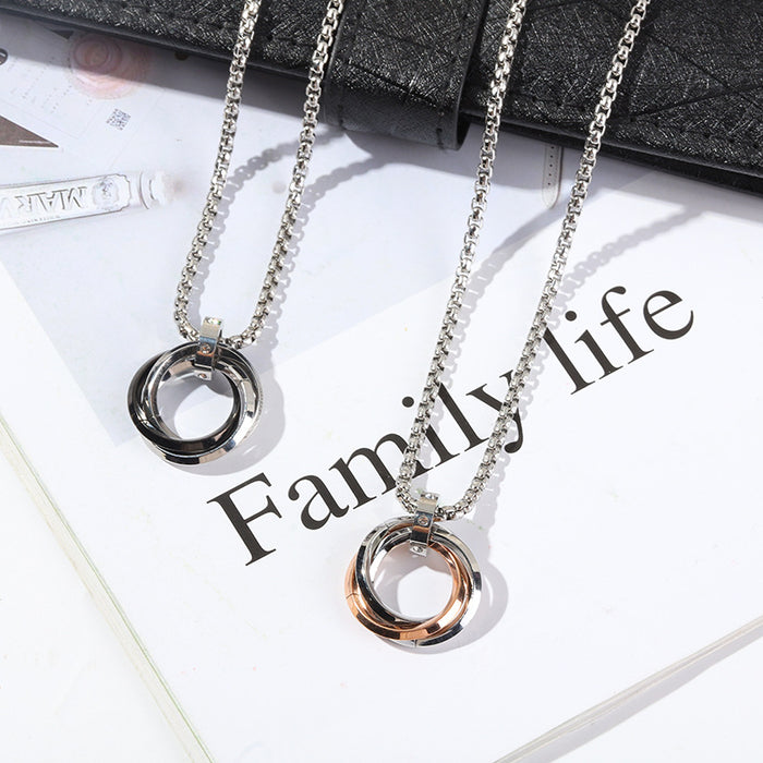 Wholesale Titanium steel sweater chain pendant, stainless steel necklace pendant