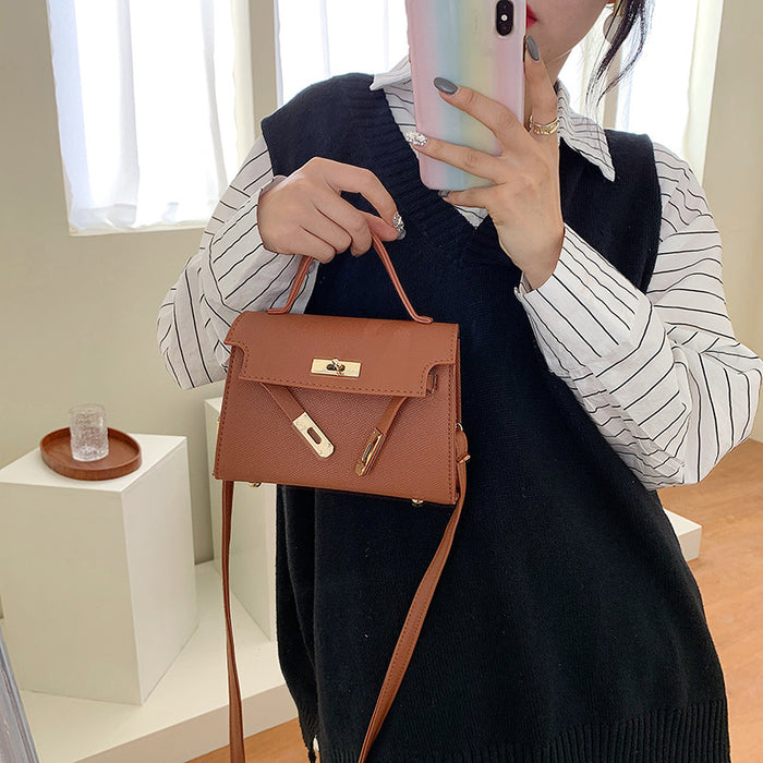 Wholesale Simple casual bag, fashionable retro handbag, versatile single shoulder crossbody bag