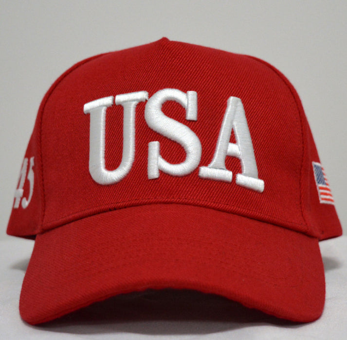 Wholesale Baseball caps with USA letter embroidery in various colors