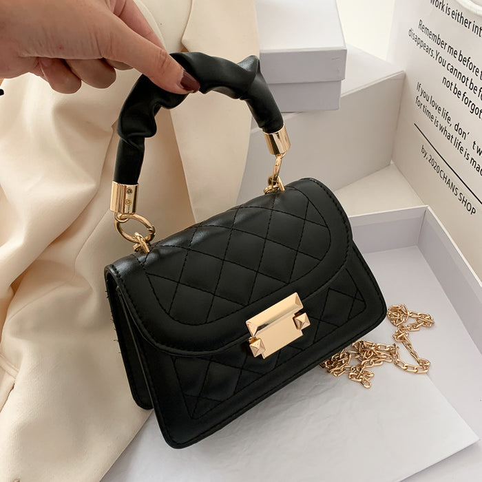 Wholesale PU Chain Crossbody Net Celebrity Handbag Small Square Bag JDC-SD-QiSheng012