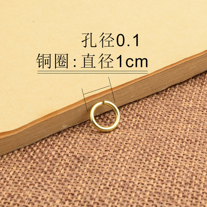 Wholesale Copper ring, keyring, keyring accessories, copper gourd accessories, iron ring, alloy ring buckle parts