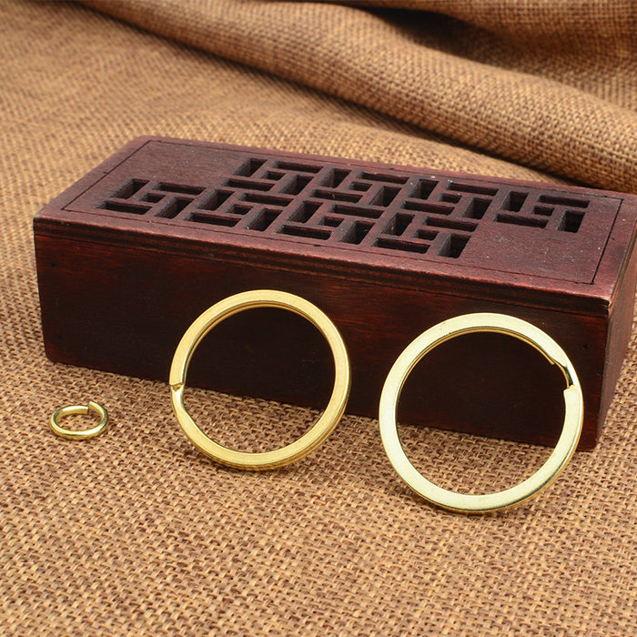 Wholesale Copper ring, keyring, keyring accessories, copper gourd accessories, iron ring, alloy ring buckle parts