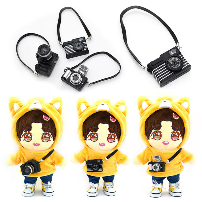 Wholesale Doll Accessories 20cm Cotton Doll Camera Accessories Toys Camera
