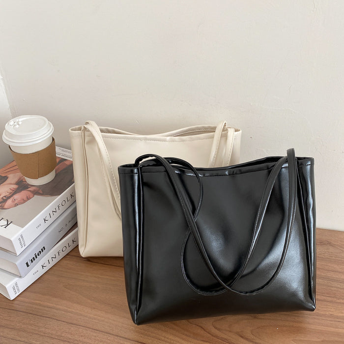 Wholesale Tote bag with simple temperament, large capacity shoulder bag, casual crossbody bag