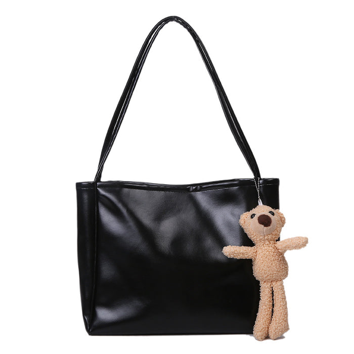 Wholesale Tote bag with simple temperament, large capacity shoulder bag, casual crossbody bag