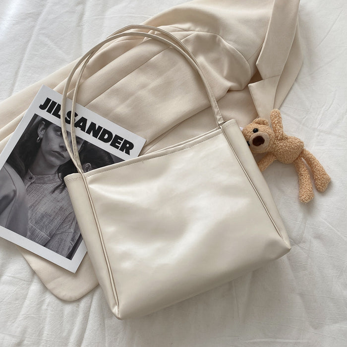 Wholesale Tote bag with simple temperament, large capacity shoulder bag, casual crossbody bag