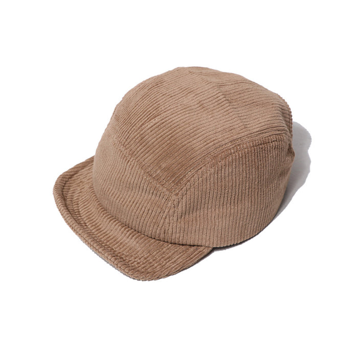 Wholesale New Short eave Street Retro Soft Top Five Leaf Hat Versatile Corduroy Hat