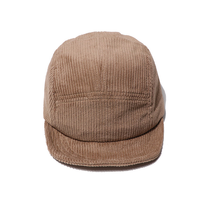 Wholesale New Short eave Street Retro Soft Top Five Leaf Hat Versatile Corduroy Hat