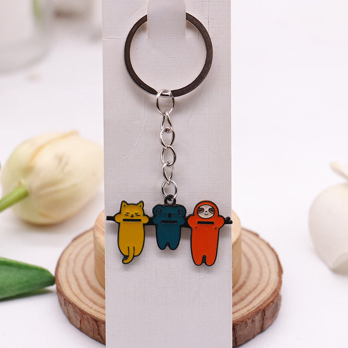 Wholesale Cartoon Alloy Keychain JDC-ES-XiuH012