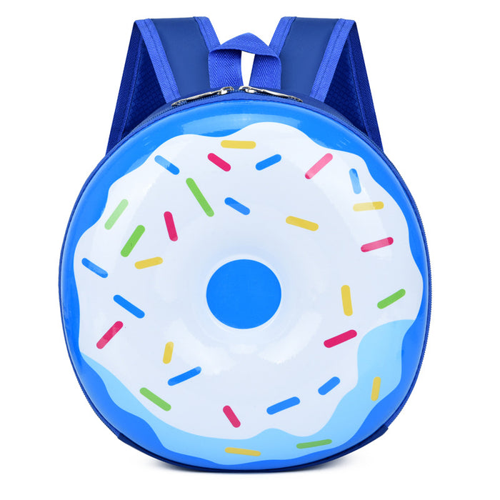 Wholesale Cute backpack with donut shell, playful and stylish design for kindergarten students