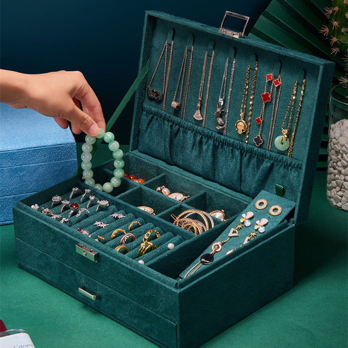 Wholesale Multi-layer Velvet Jewelry Box JDC-SB-ChuXian002