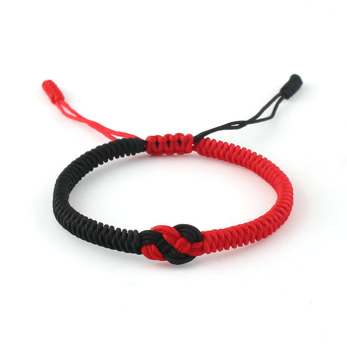 Wholesale Zodiac Year Red Rope Bracelet Hand Woven Double Coin Knot Bracelet Couple's Heart Knot Bracelet Red Hand Rope JDC-BT-SX007