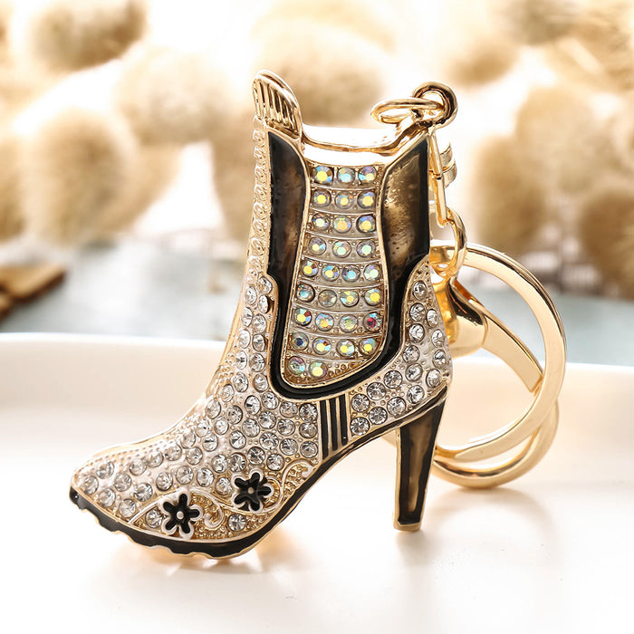 Wholesale Diamond-encrusted Shoes Alloy Keychain JDC-KC-ChaoK053