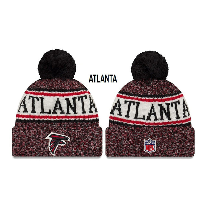 Wholesale Plush wool hat rugby team stretch knitted hat sports hat beanie