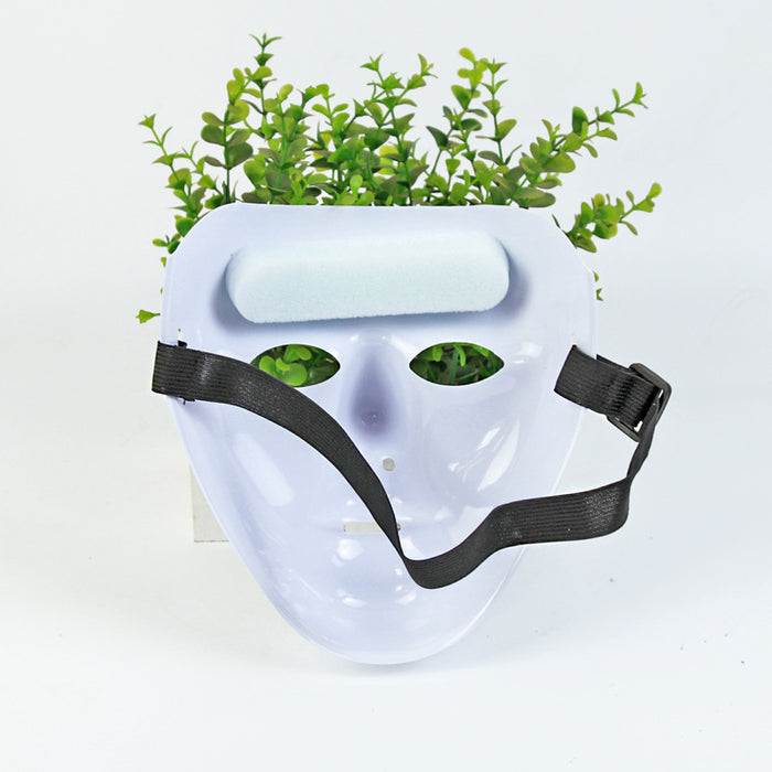 Wholesale Pure White Frosted Street Dance Mask Mask Dancer Ghost Step  Mask Ball