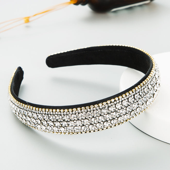 Wholesale Colorful Diamond Headband Women's Simple Pressure Hair Accessories